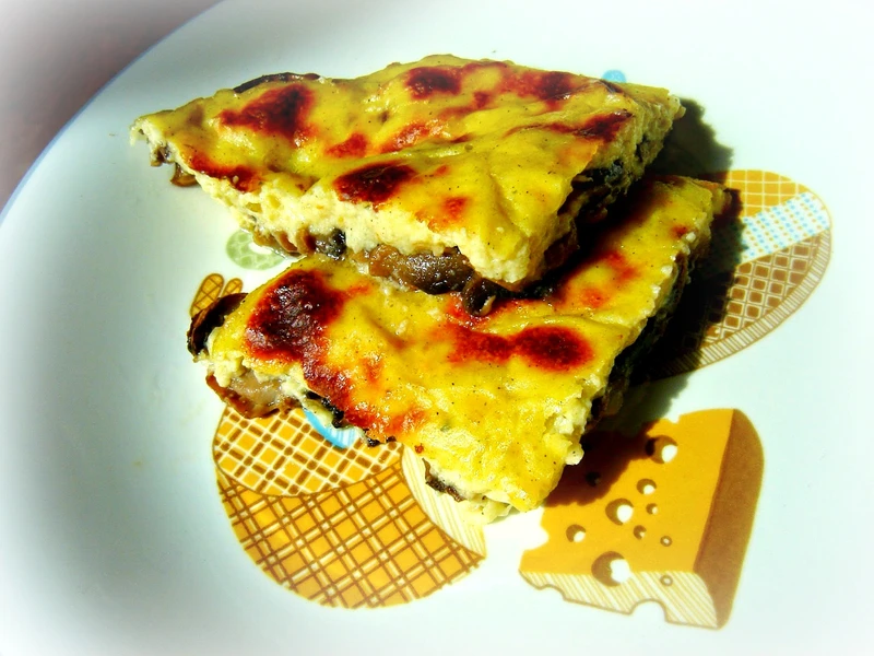 Zapiekanka pieczarkowa