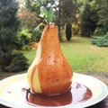 Gruszki na parze w sosie czekoladowym