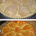 Serowa tarta z gruszkami