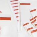 Mini flagi Polski na wykałaczki - DIY