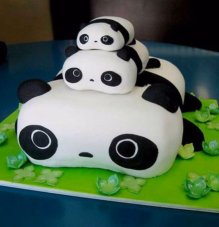 Tort z pandą