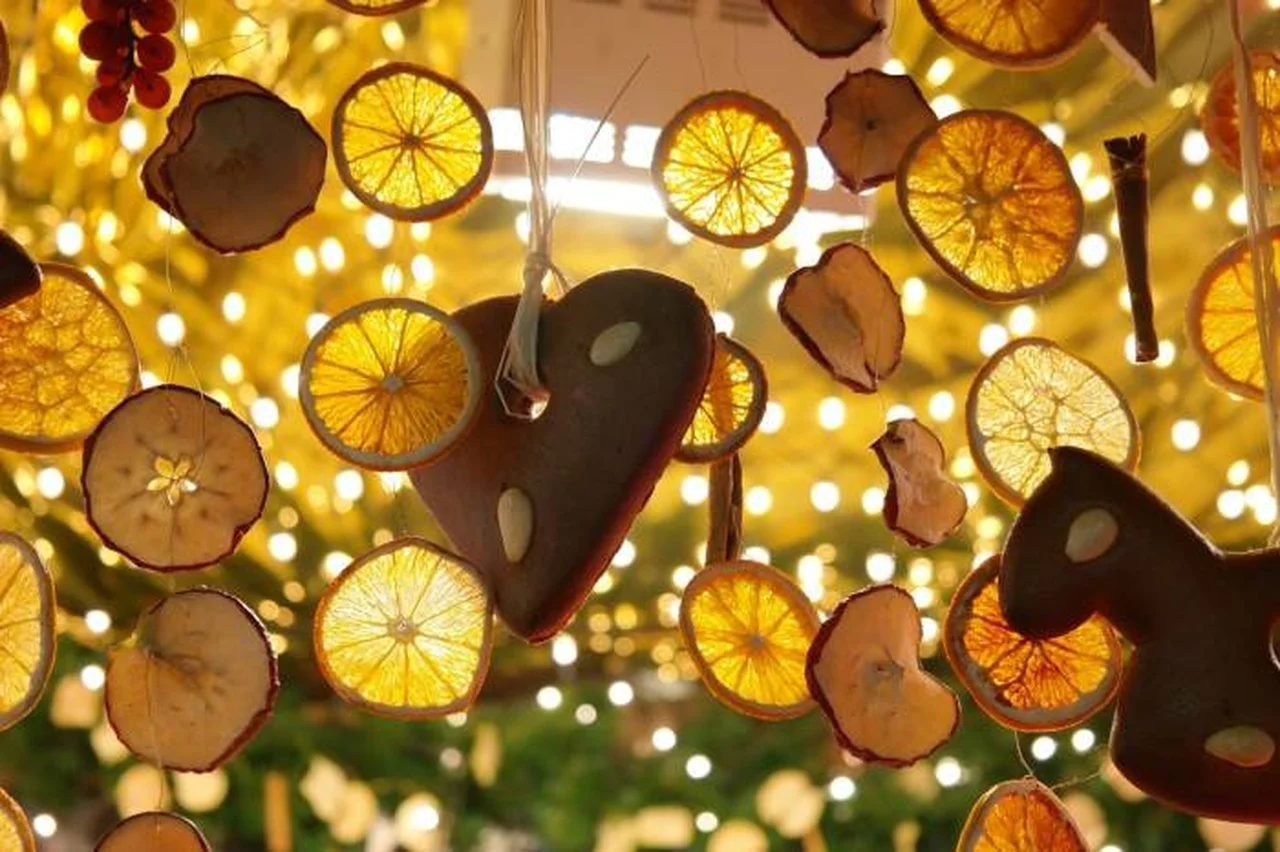 Świąteczne dekoracje z cytryny