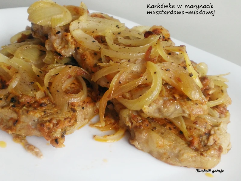 Karkówka w marynacie musztardowo-miodowej