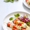 SZASZŁYKI Z HALLOUMI I ARBUZEM