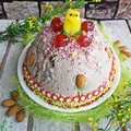 Pascha kakaowa z bakaliami