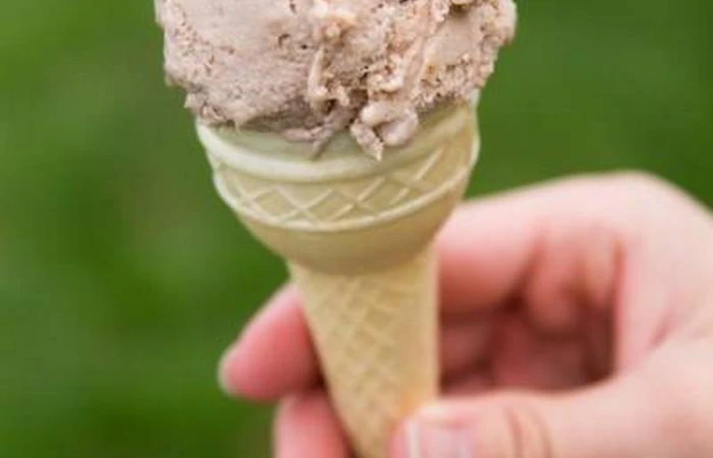 Lody bananowo kakaowe