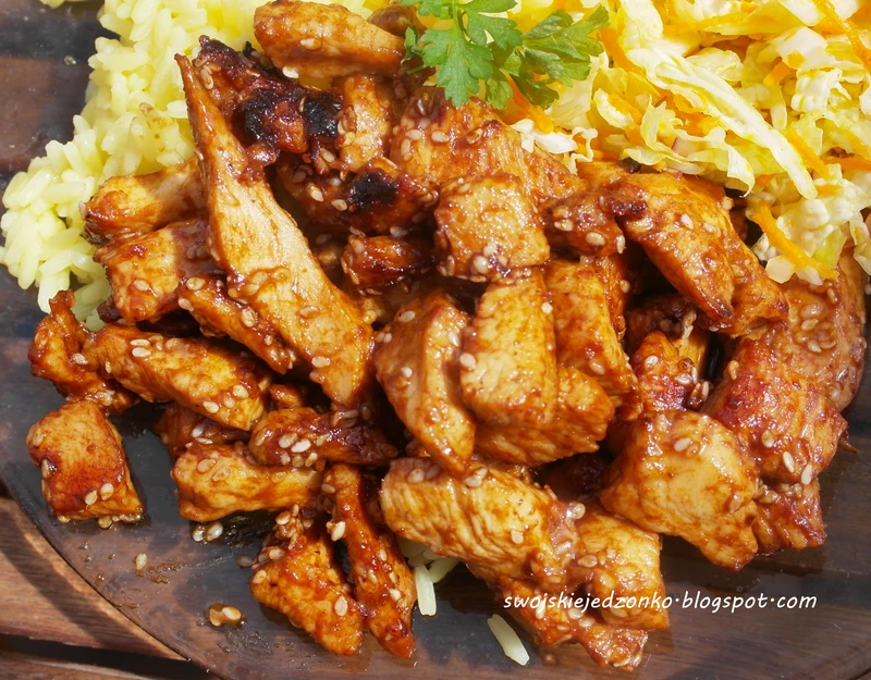 Kurczak teriyaki-błyskawiczny,prosty i pyszny obiad