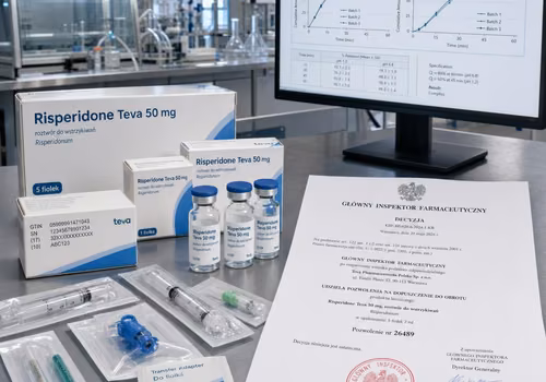 GIF zakazuje wprowadzania do obrotu Risperidone Teva 50 mg — decyzja z rygorem natychmiastowej wykonalności