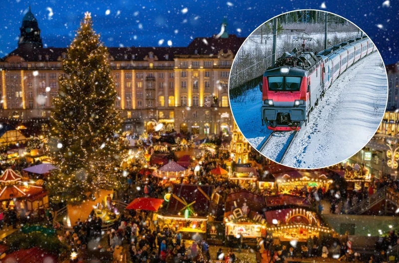 Pociągiem zamiast samolotem! Ruszają połączenia na cudowne jarmarki bożonarodzeniowe w Europie