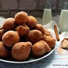Mini pączki cynamonowe z serka homogenizowanego