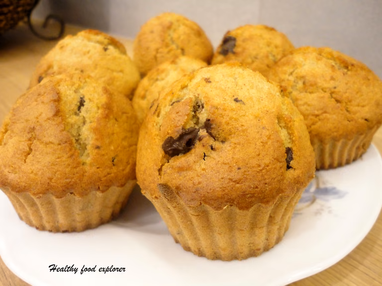 Proste fit muffinki z czekoladą