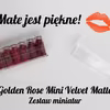 Zestaw miniaturowych pomadek Golden Rose Velvet Matte