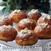 Pączki z lukrem cynamonowym i orzechami