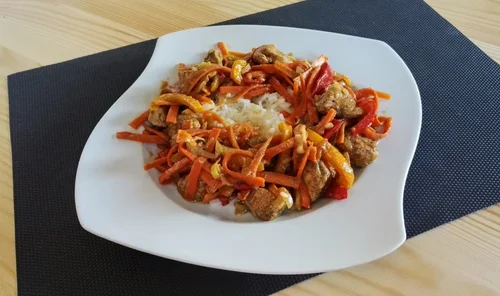 Kurczak 5 smaków z ryżem jaśminowym