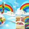 Tęczowy tort... z niespodzianką