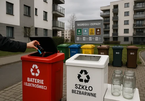 Uwaga! Nowe zasady segregacji śmieci w Polsce – pojawiły się białe i czerwone kosze