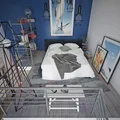 Odzyskaj miejsce w małej sypialni: 8 inspiracji na łóżka w wersji loft