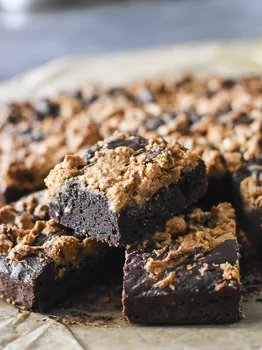 Brownie z masłem orzechowym