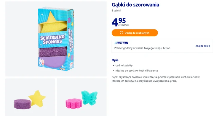Zdjęcie Tańszy zamiennik Scrub Mommy i Daddy? Te gąbki z Action kosztują tylko 4,95 zł! #1