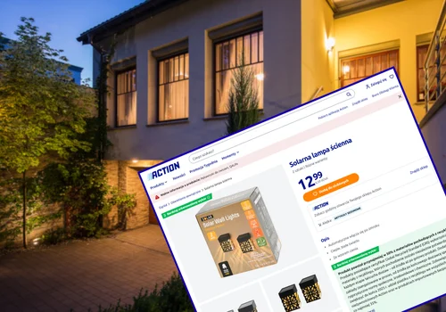 Te nowe lampki solarne z Action za 13 zł to hit sezonu 2026! Wygodne mocowanie na ścianie, uroczy ażurowy klosz - efekt cienia na elewacji robi wrażenie