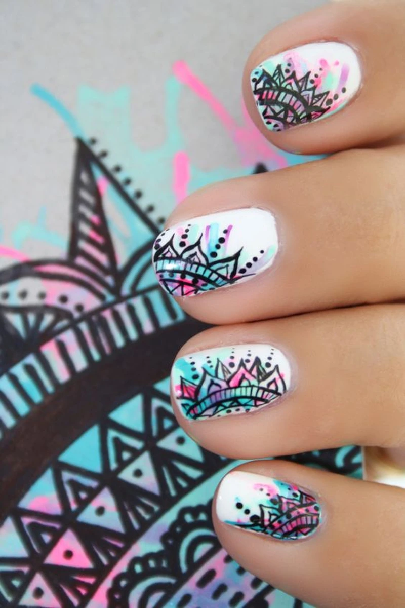 Cudowny manicure na wiosnę