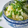 Risotto z groszkiem cukrowym