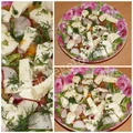 Lekka sałatka z mozzarella.