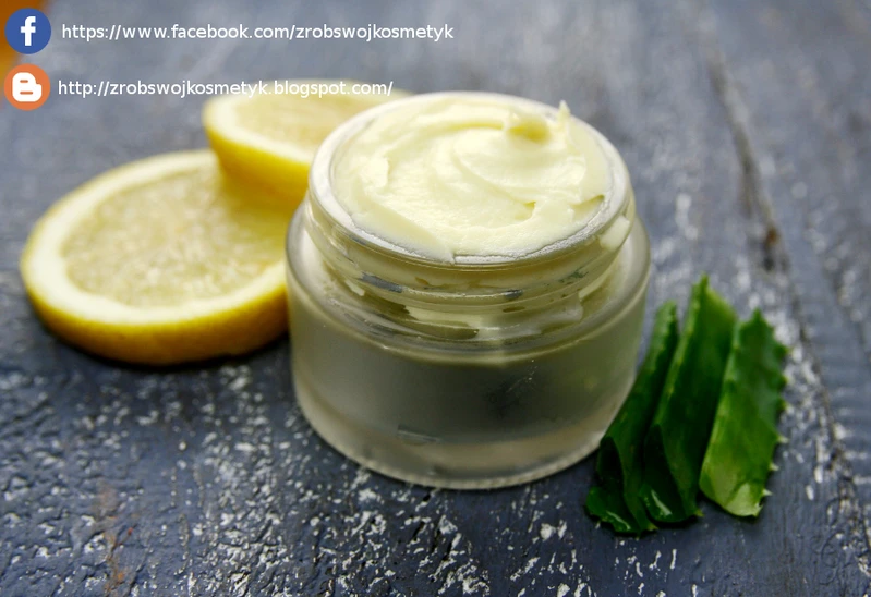 DIY Zrób swój łagodzący balsam z aloesu i żelu lnianego.