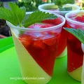 Panna cotta z truskawkami