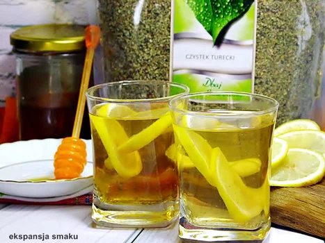 Aromatyczna herbata z czystka tureckiego