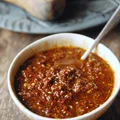 Pesto z suszonych pomidorów i czosnku niedźwiedziego