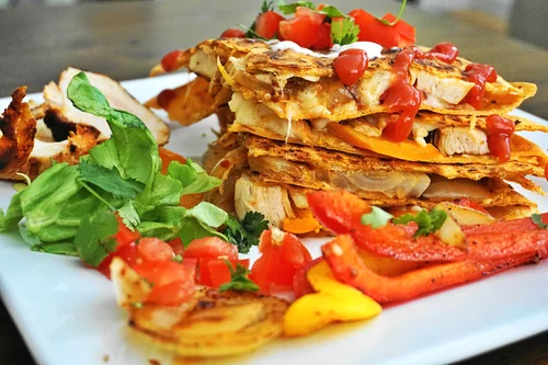 Quesadillas z kurczakiem