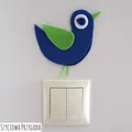 Dekoracja pokoju dziecięcego DIY - filcowy ptaszek
