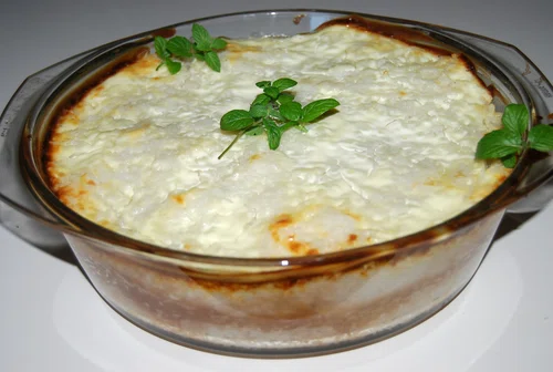 Ryż zapiekany z jablkami