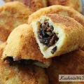 Pierożki ziemniaczane z pieczarkami