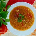 Zupa z czerwonej soczewicy.