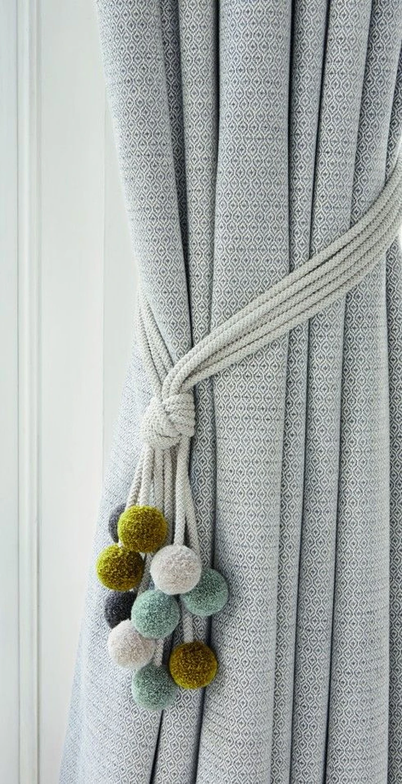 Stylowa podpinka do zasłony-DIY