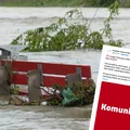 Uwaga na fałszywe alerty RCB! Oszuści działają w czasie powodzi – nie klikaj w linki