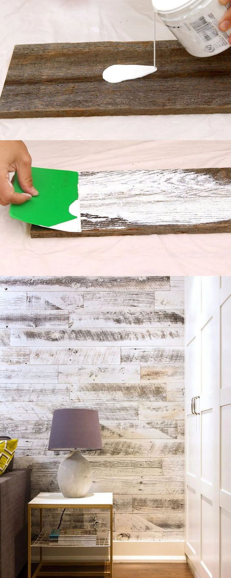 DIY - super ściana z desek