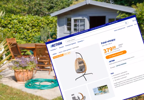 Ten wiszący fotel co roku robi furorę! Action odpalił właśnie promocję tygodnia i klienci ruszyli do sklepów