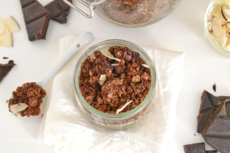 Granola czekoladowo-kokosowa