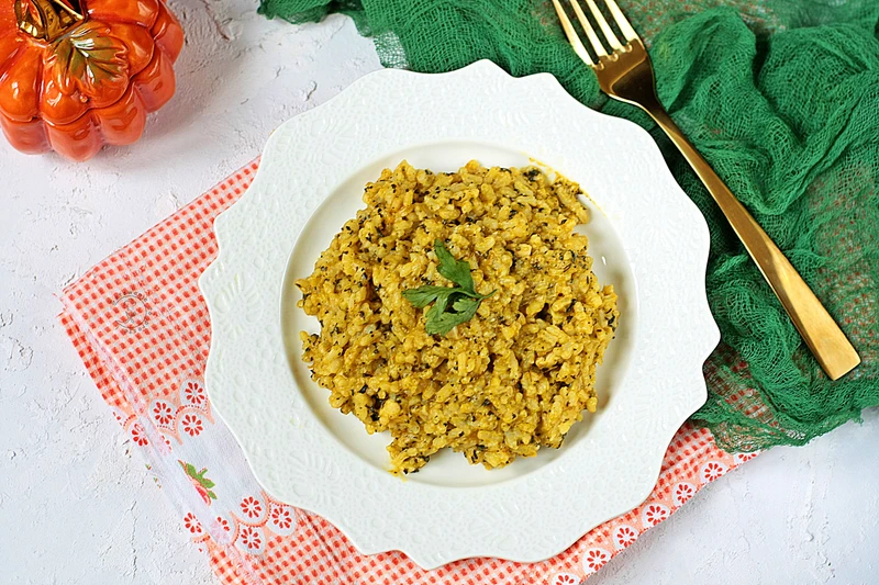 Risotto Z Dynią I Pokrzywą