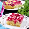 SZYBKIE CIASTO Z RABARBAREM