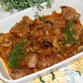 Udka z indyka z pieczarkami