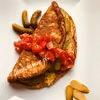 Omlet twarogowo- koperkowy