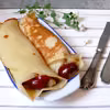 Naleśniki z czereśniami i bananem
