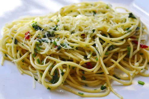 Szybki i tani obiad  aglio e olio