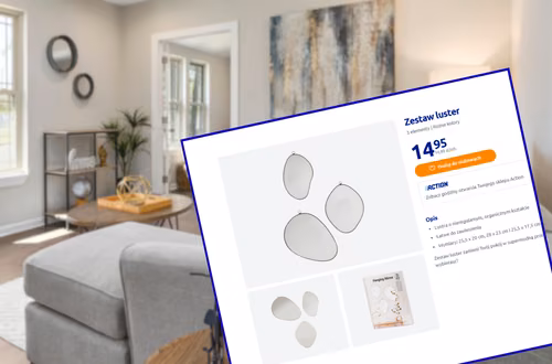 Ten zestaw 3 luster z Action to nowy hit do salonu i sypialni! Łatwy montaż, rozjaśnią każde pomieszczenie, efekt wow za 14,95 zł
