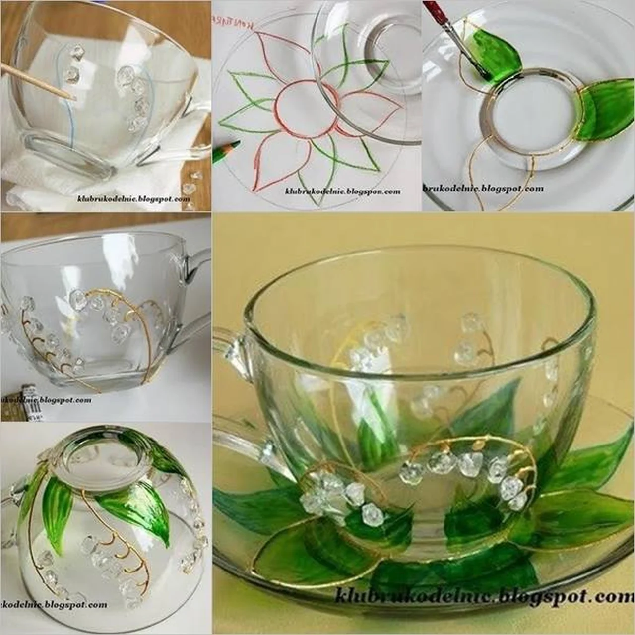 Dekoracyjne szklanki