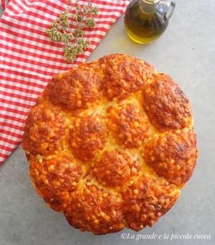 Odrywane bułeczki a'la pizza margherita